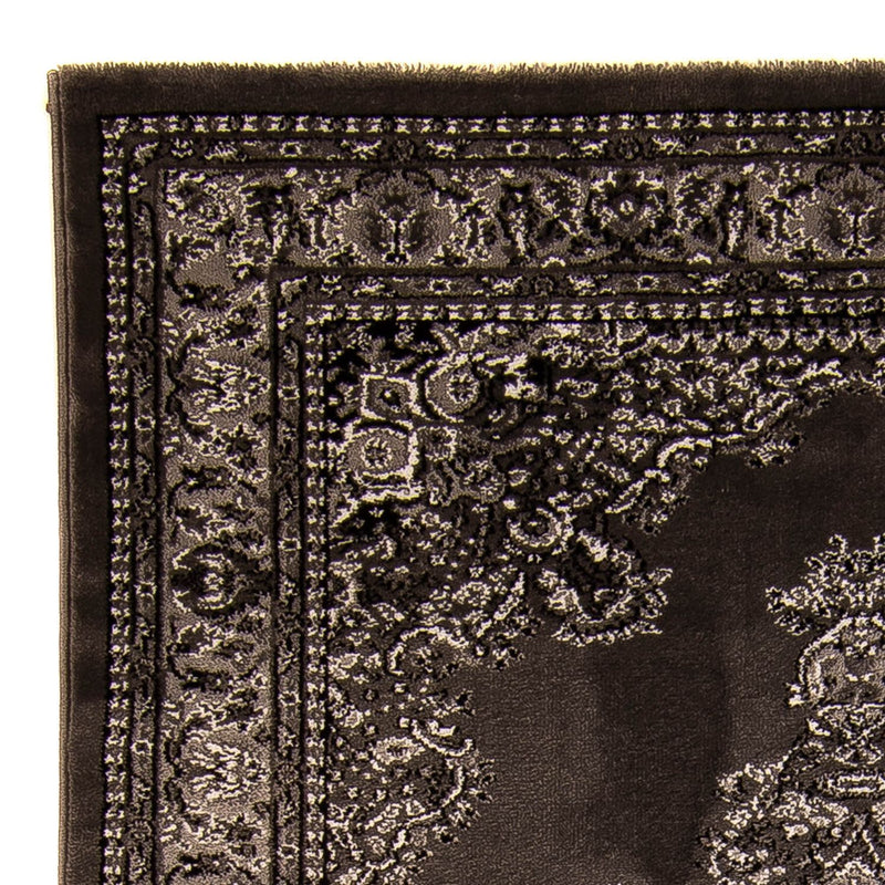 Alfombra moderna - 170 x 120 cm - marrón oscuro