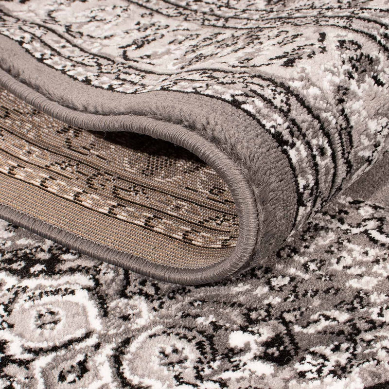 Alfombra moderna - 170 x 120 cm - marrón oscuro