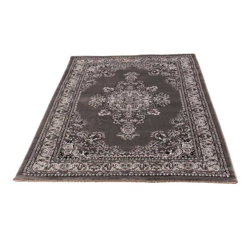 Alfombra moderna - 170 x 120 cm - marrón oscuro