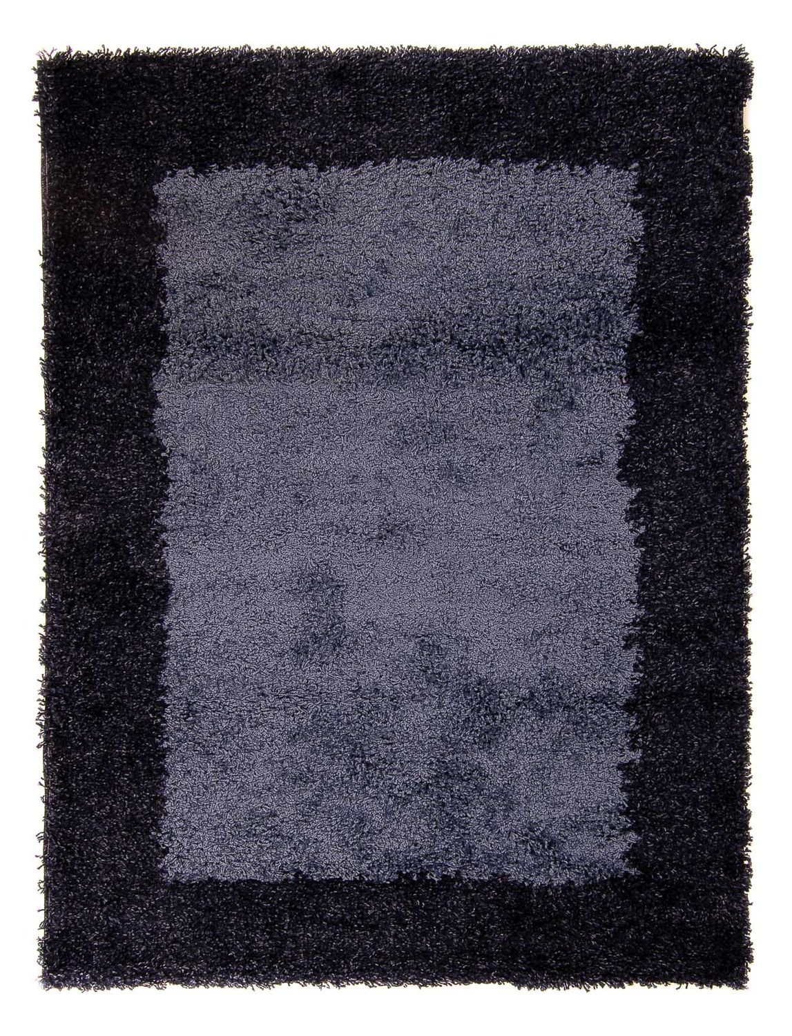 Alfombra de pelo largo - 170 x 120 cm - azul oscuro