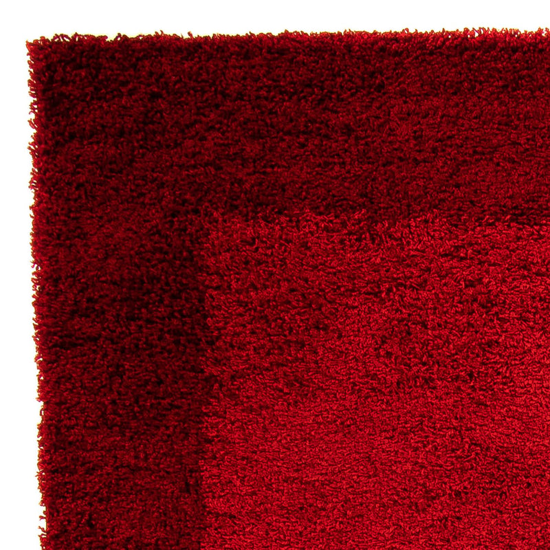 Alfombra de pelo largo - 230 x 160 cm - rojo oscuro