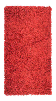 Alfombra de pelo largo - 110 x 60 cm - rojo