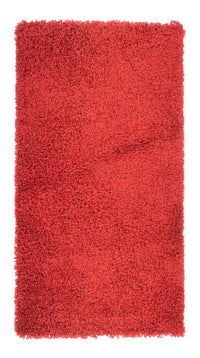 Alfombra de pelo largo - 110 x 60 cm - rojo