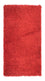 Alfombra de pelo largo - 110 x 60 cm - rojo