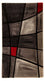 Alfombra moderna - 150 x 80 cm - multicolor