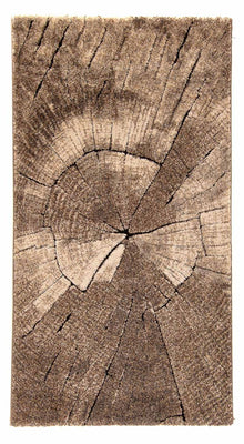 Alfombra moderna - 150 x 80 cm - marrón claro