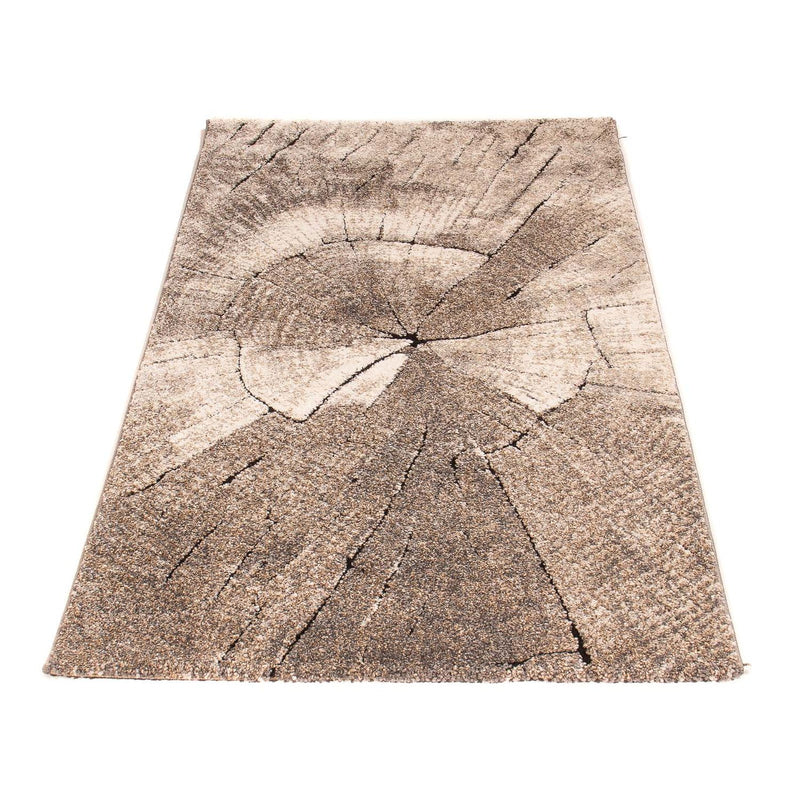 Alfombra moderna - 150 x 80 cm - marrón claro