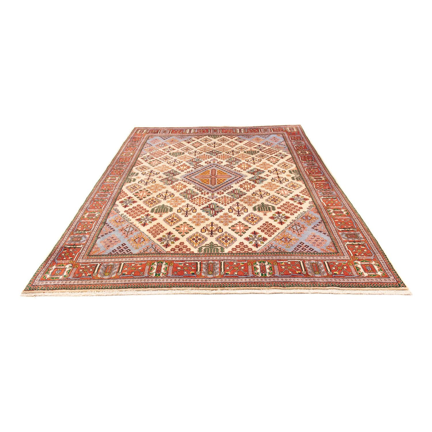 Alfombra persa - Nómada - 296 x 206 cm - beige