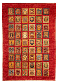 Alfombra Ziegler - 307 x 202 cm - rojo oscuro