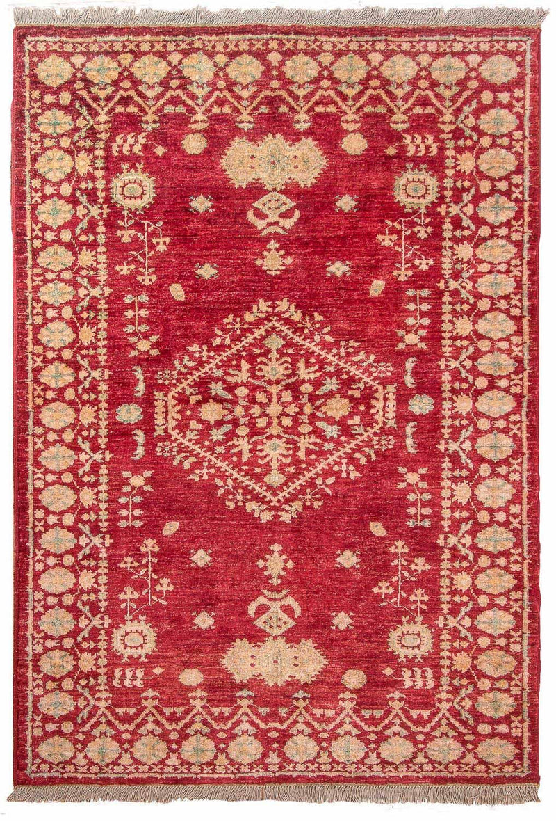 Alfombra Ziegler - Moderna - 178 x 123 cm - rojo