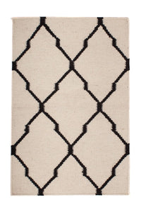 Alfombra Kelim - Tendencia - 95 x 60 cm - beige