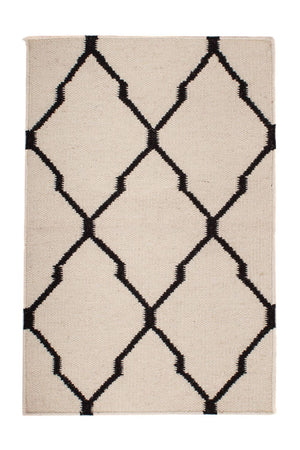 Alfombra Kelim - Tendencia - 95 x 60 cm - beige