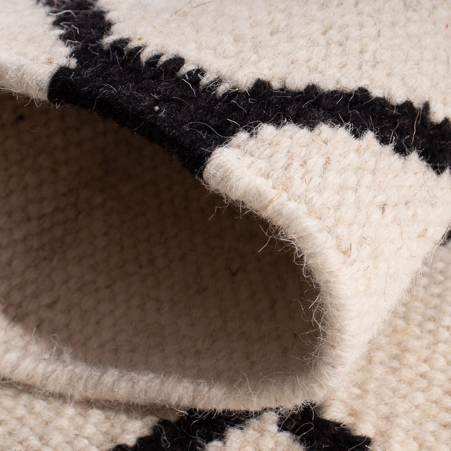 Alfombra Kelim - Tendencia - 95 x 60 cm - beige