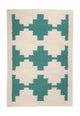 Kilim moderno Alfombra 90x60cm - Alfombra de lana