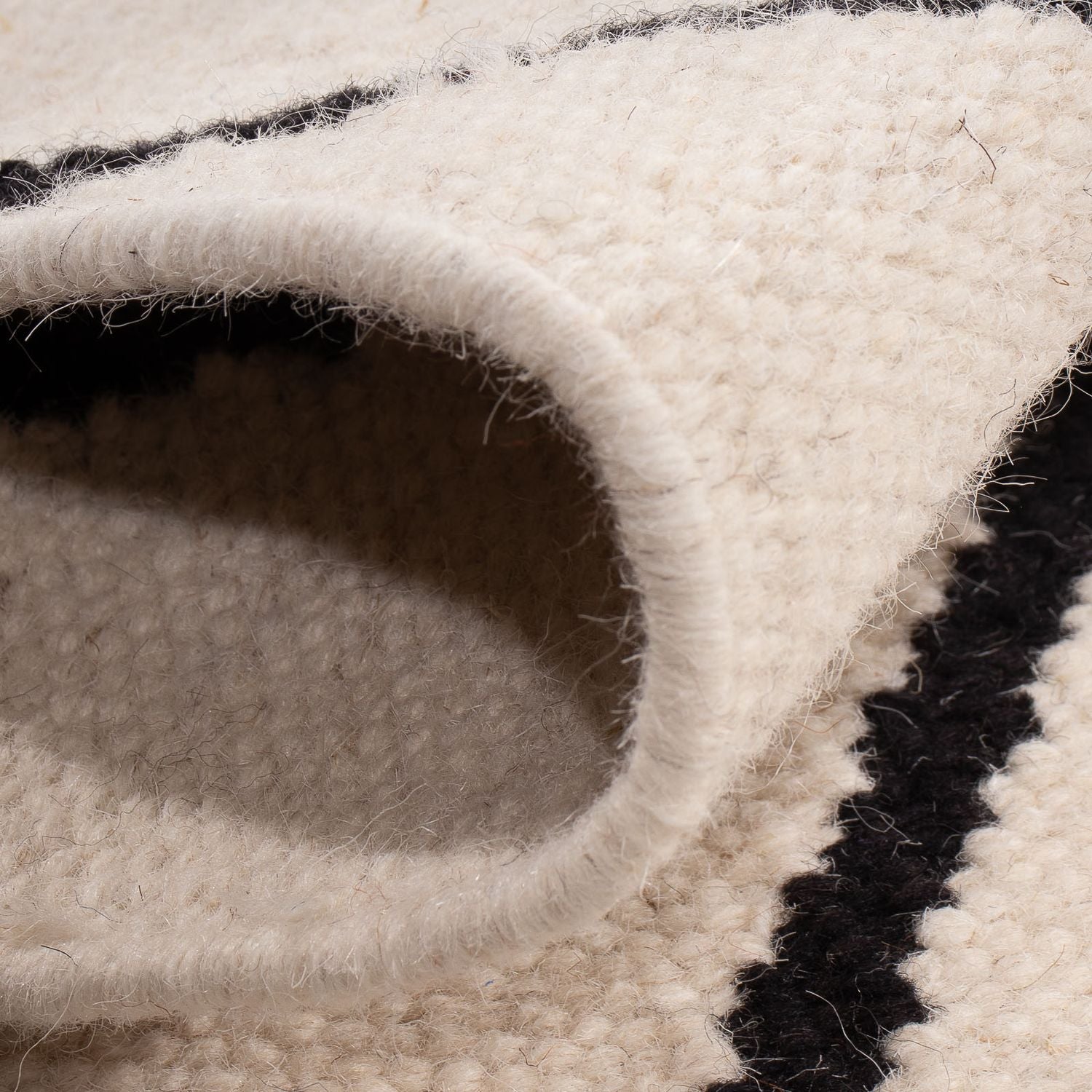 Alfombra Kelim - Tendencia - 93 x 61 cm - beige