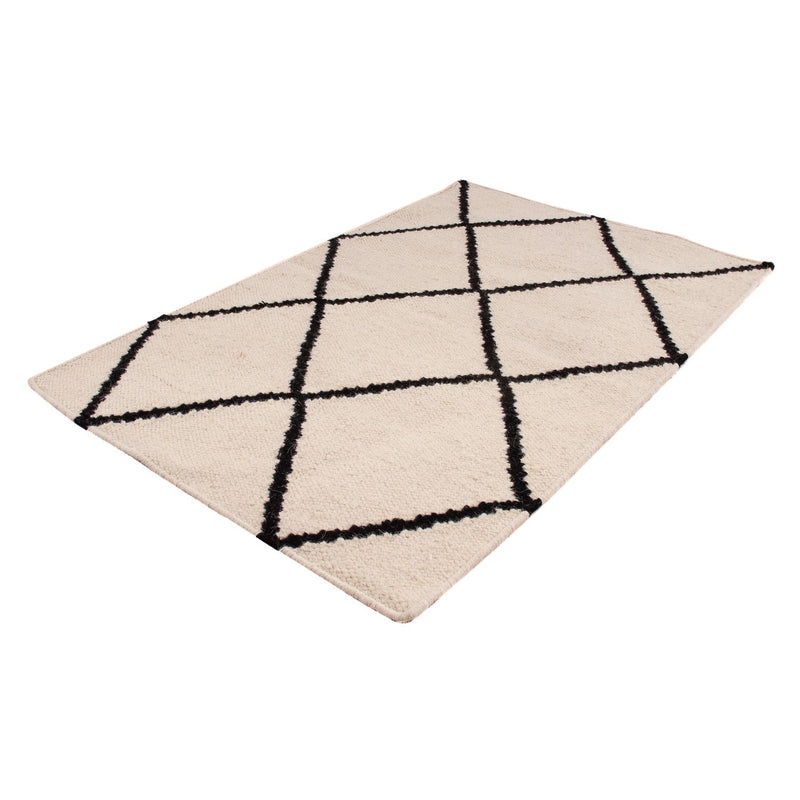 Alfombra Kelim - Tendencia - 93 x 61 cm - beige