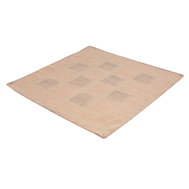 Alfombra Kelim - Tendencia cuadrado  - 60 x 60 cm - multicolor