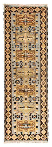 Alfombra de pasillo Alfombra Ziegler - Kazak - 199 x 65 cm - multicolor