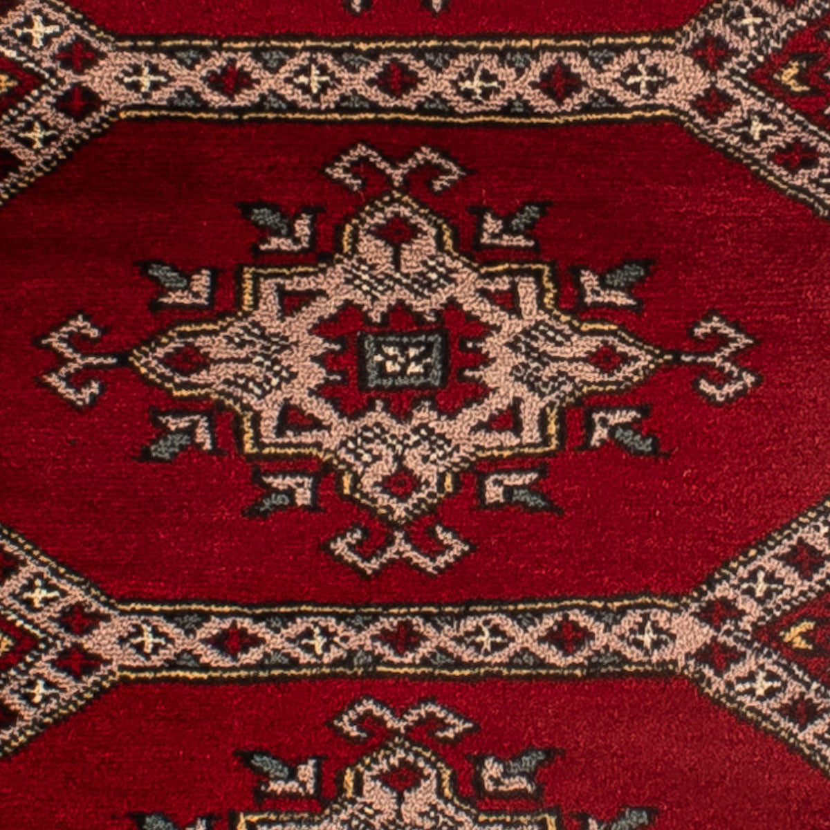 Alfombra de pasillo Alfombra Pakistani - 192 x 64 cm - rojo oscuro