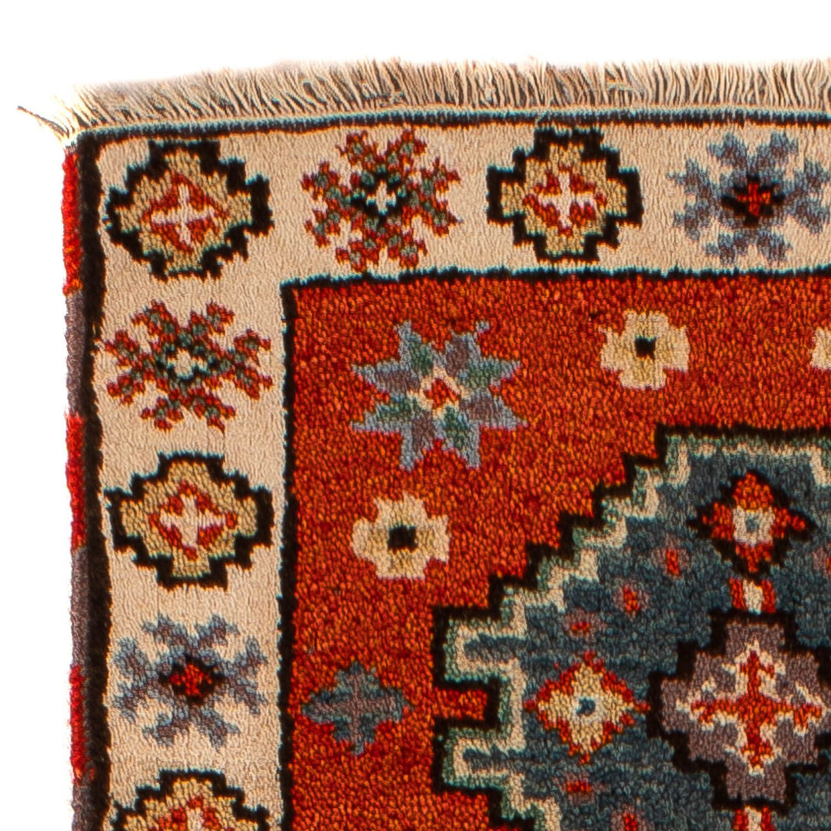 Alfombra de pasillo Alfombra Ziegler - Kazak - 202 x 64 cm - óxido