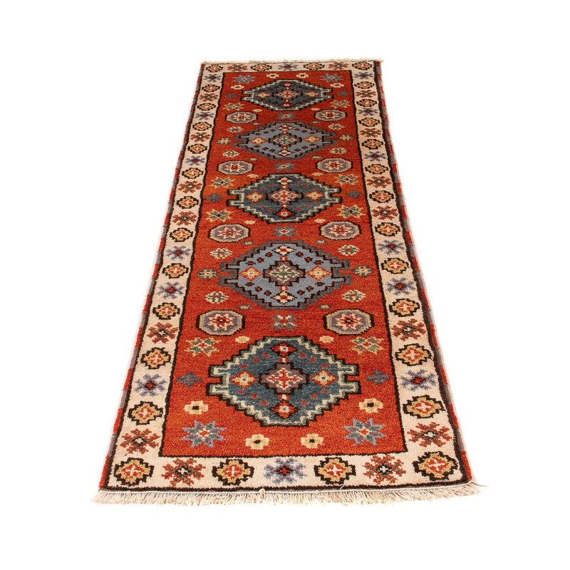 Alfombra de pasillo Alfombra Ziegler - Kazak - 202 x 64 cm - óxido