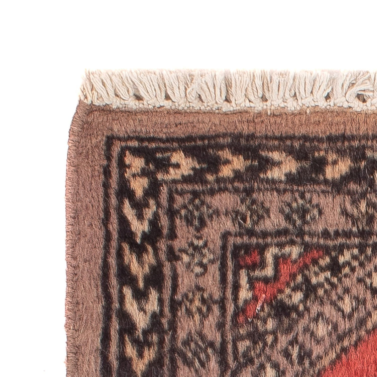 Alfombra Pakistani - 57 x 47 cm - marrón claro