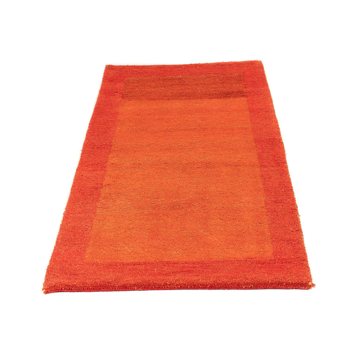 Alfombra Gabbeh - Indus - 142 x 74 cm - rojo oscuro