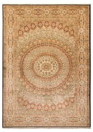 Alfombra de seda - Seda de Cachemira - 287 x 197 cm - multicolor