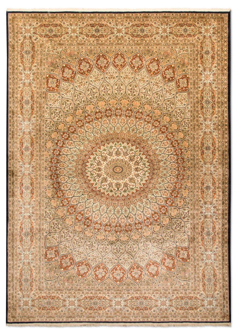 Alfombra de seda - Seda de Cachemira - 287 x 197 cm - multicolor