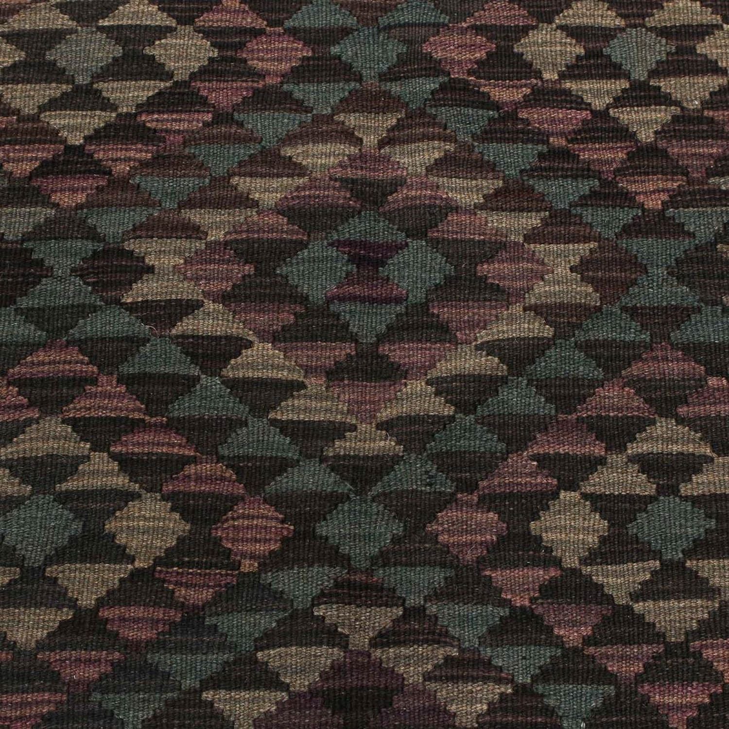 Alfombra Kelim - Splash - 201 x 163 cm - multicolor