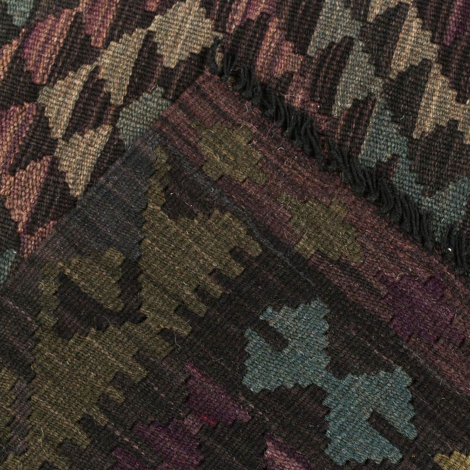 Alfombra Kelim - Splash - 201 x 163 cm - multicolor