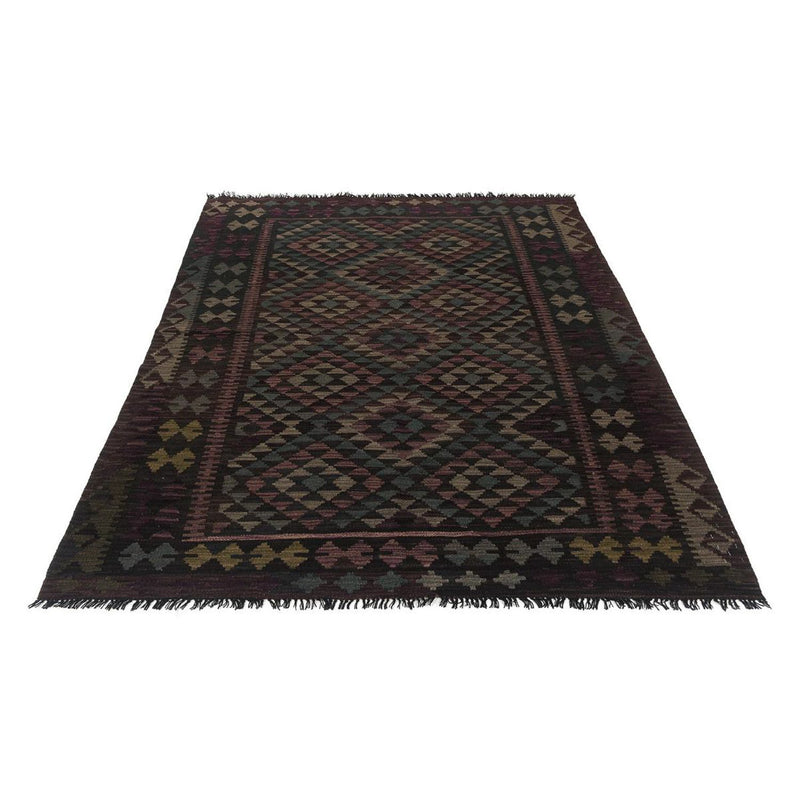 Alfombra Kelim - Splash - 201 x 163 cm - multicolor