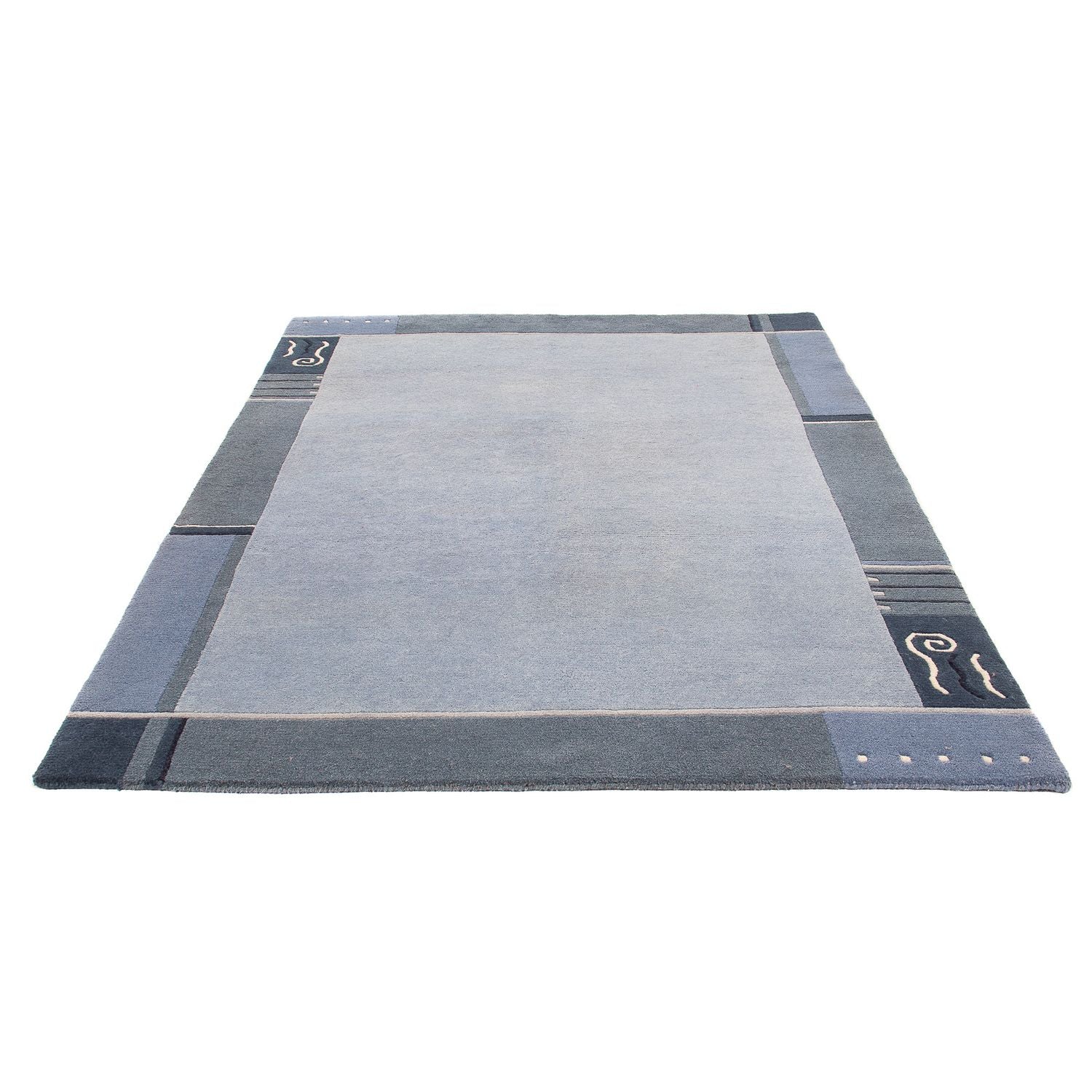 Alfombra de Nepal - 240 x 170 cm - azul claro