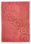 Alfombra de lana - 200 x 140 cm - rojo claro
