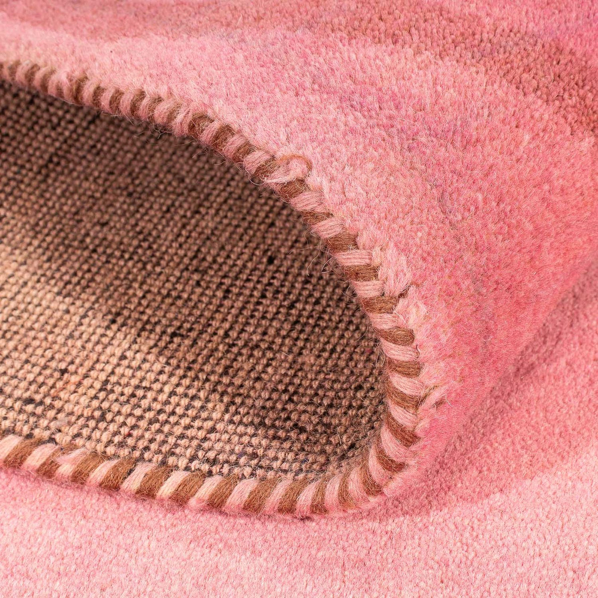 Alfombra de lana - 200 x 140 cm - rojo claro