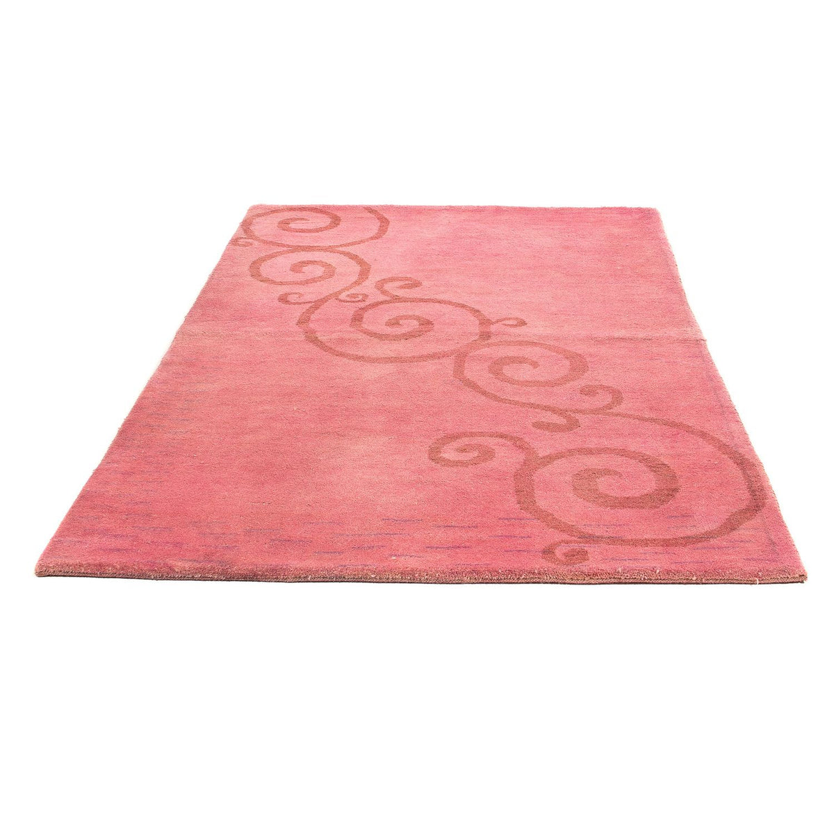 Alfombra de lana - 200 x 140 cm - rojo claro