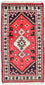 Alfombra oriental - 160 x 90 cm - rojo