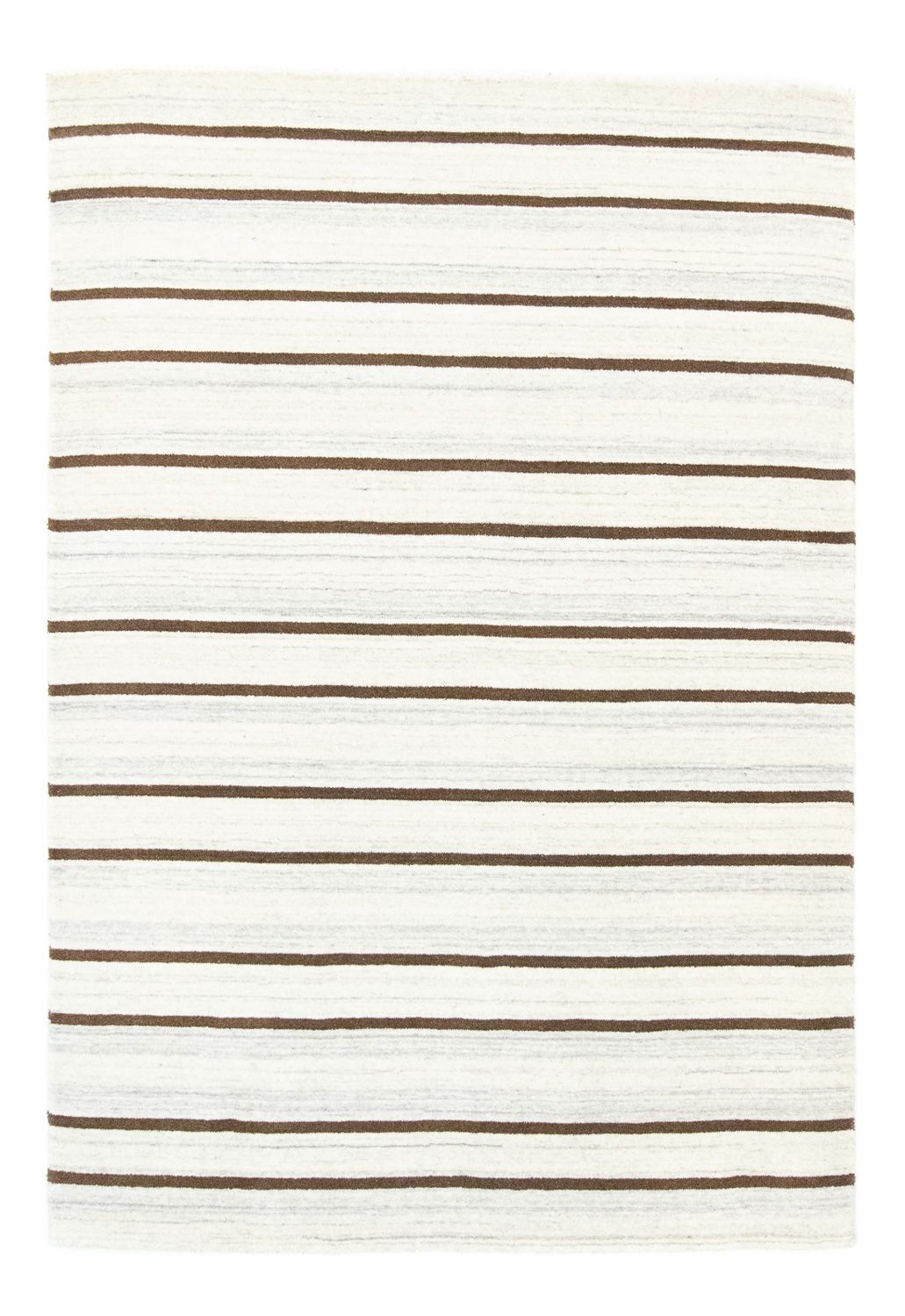 Alfombra de lana - 178 x 121 cm - beige