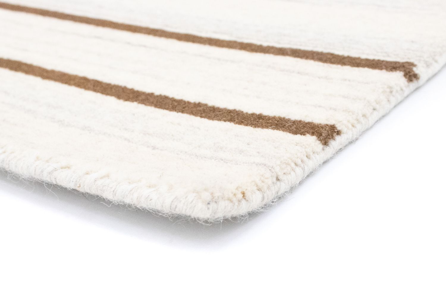 Alfombra de lana - 178 x 121 cm - beige