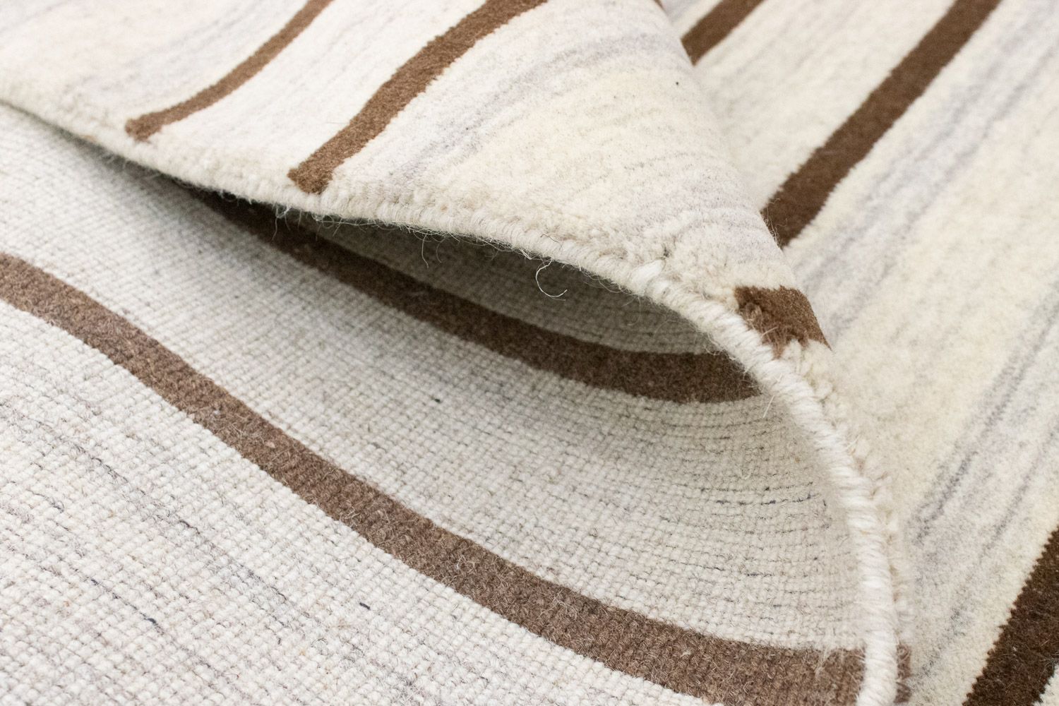 Alfombra de lana - 178 x 121 cm - beige