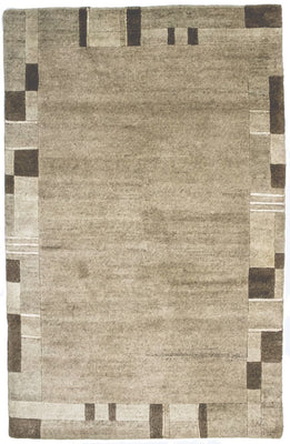 Alfombra de Nepal - 181 x 121 cm - multicolor