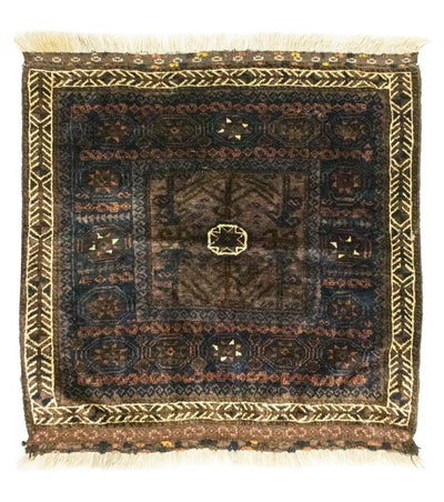 Alfombra afgana 80x80cm - Alfombra oriental