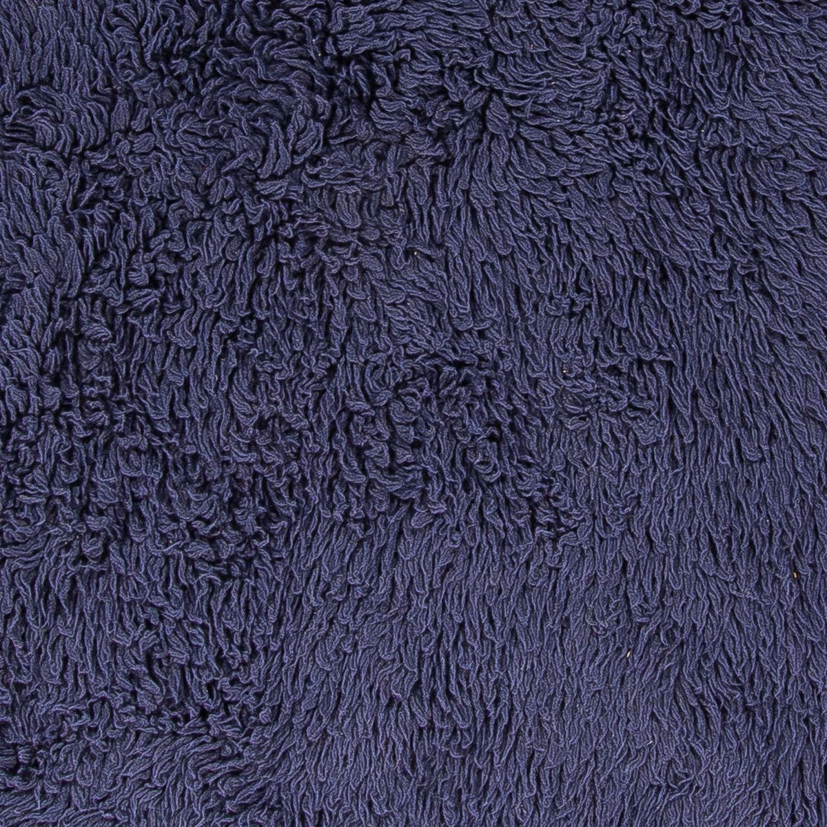 Alfombra de pelo largo redondo  - 260 x 260 cm - azul oscuro