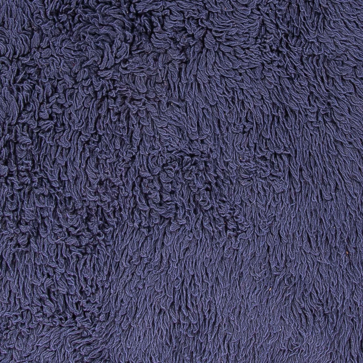 Alfombra de pelo largo redondo  - 261 x 261 cm - azul oscuro