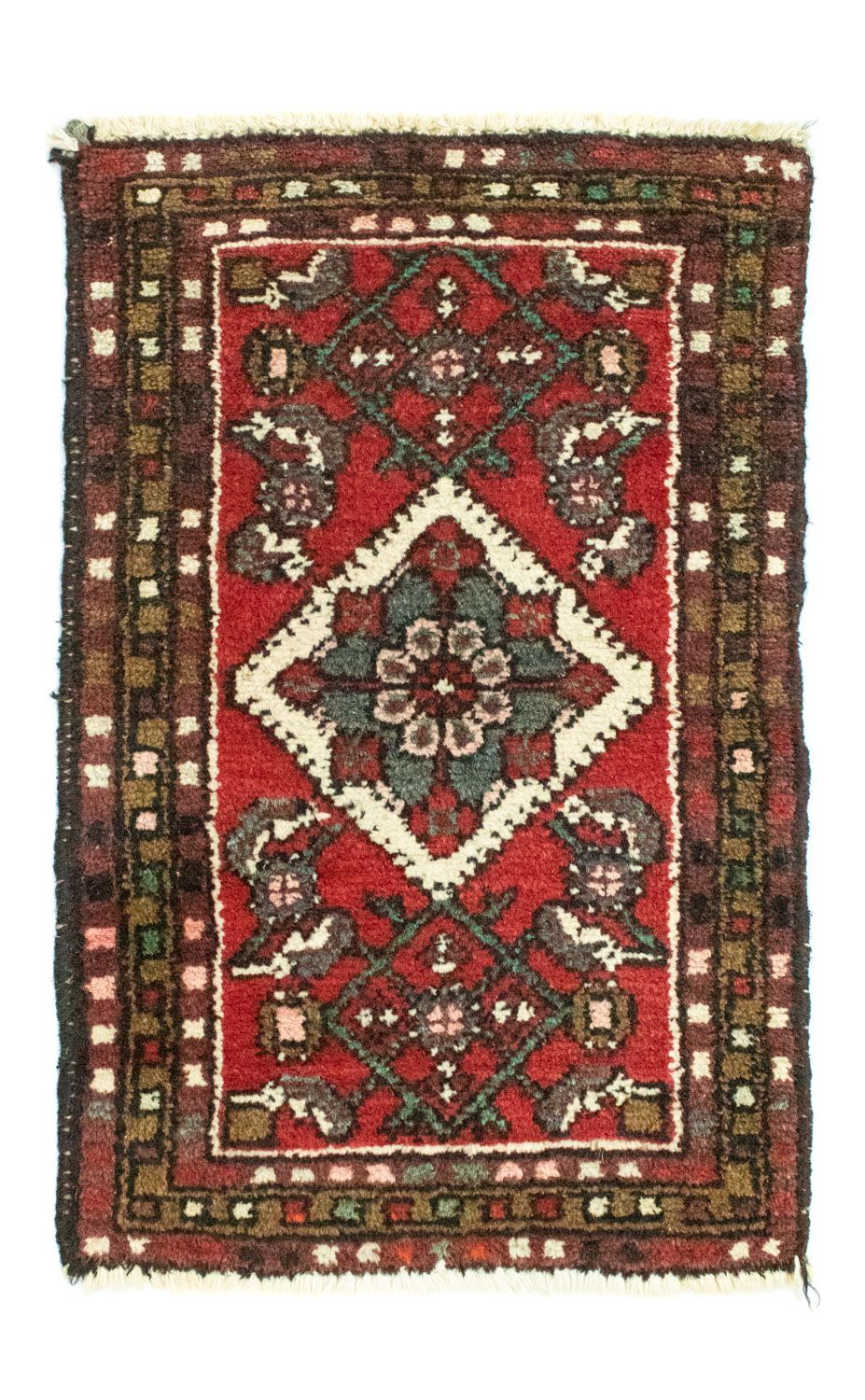 Alfombra persa - Nómada - 65 x 50 cm - rojo