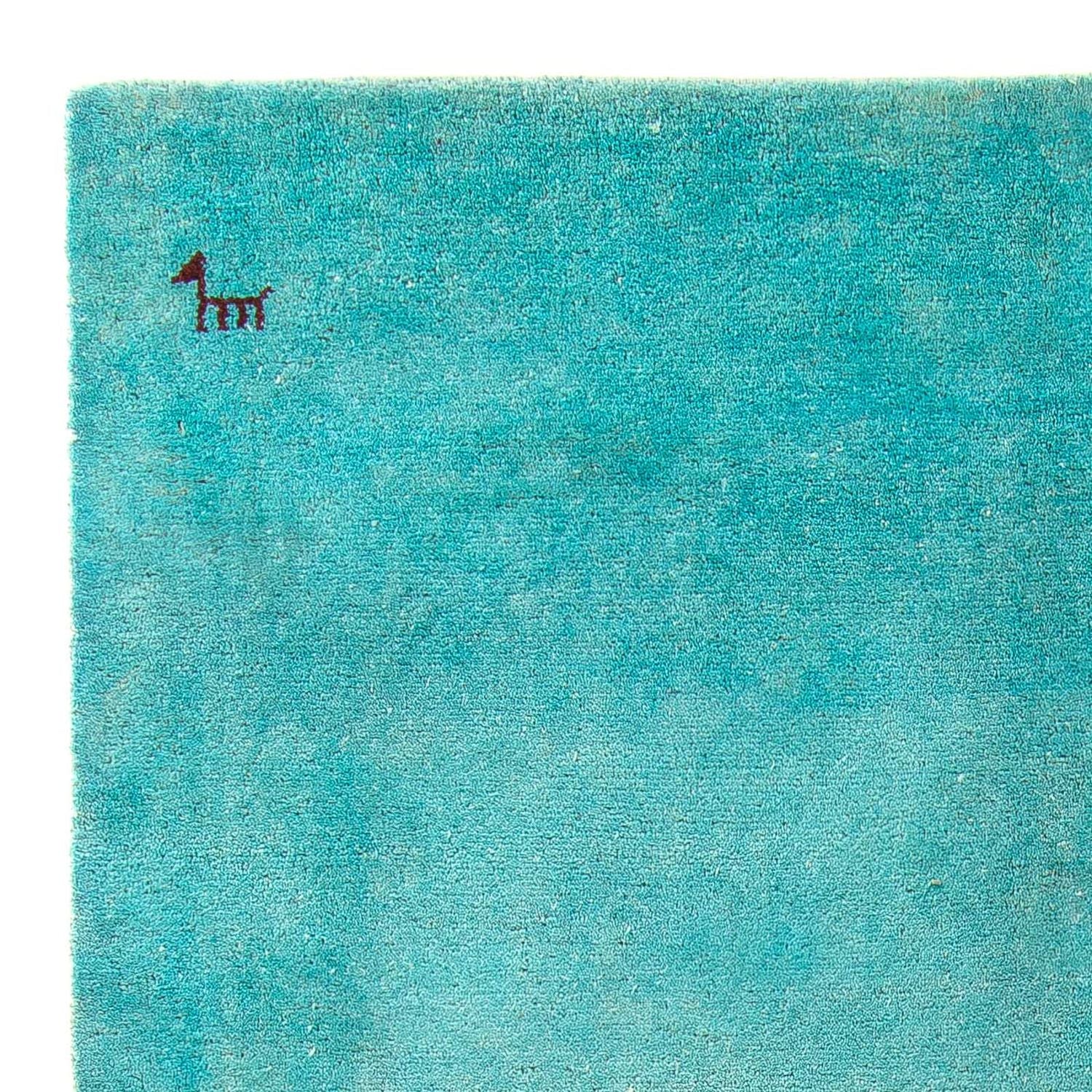 Alfombra Gabbeh - Indus - 237 x 165 cm - azul claro