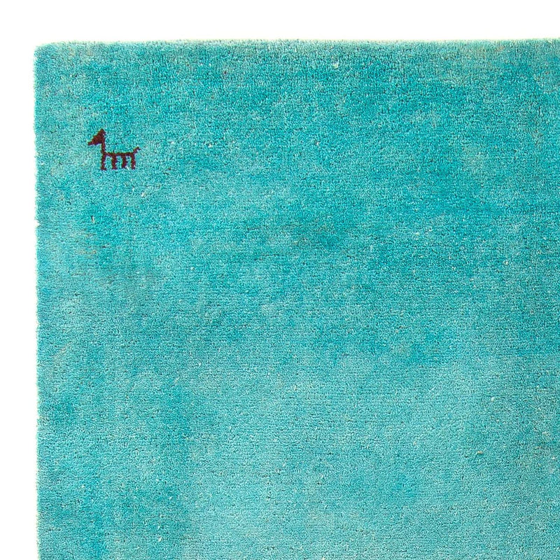 Alfombra Gabbeh - Indus - 237 x 165 cm - azul claro