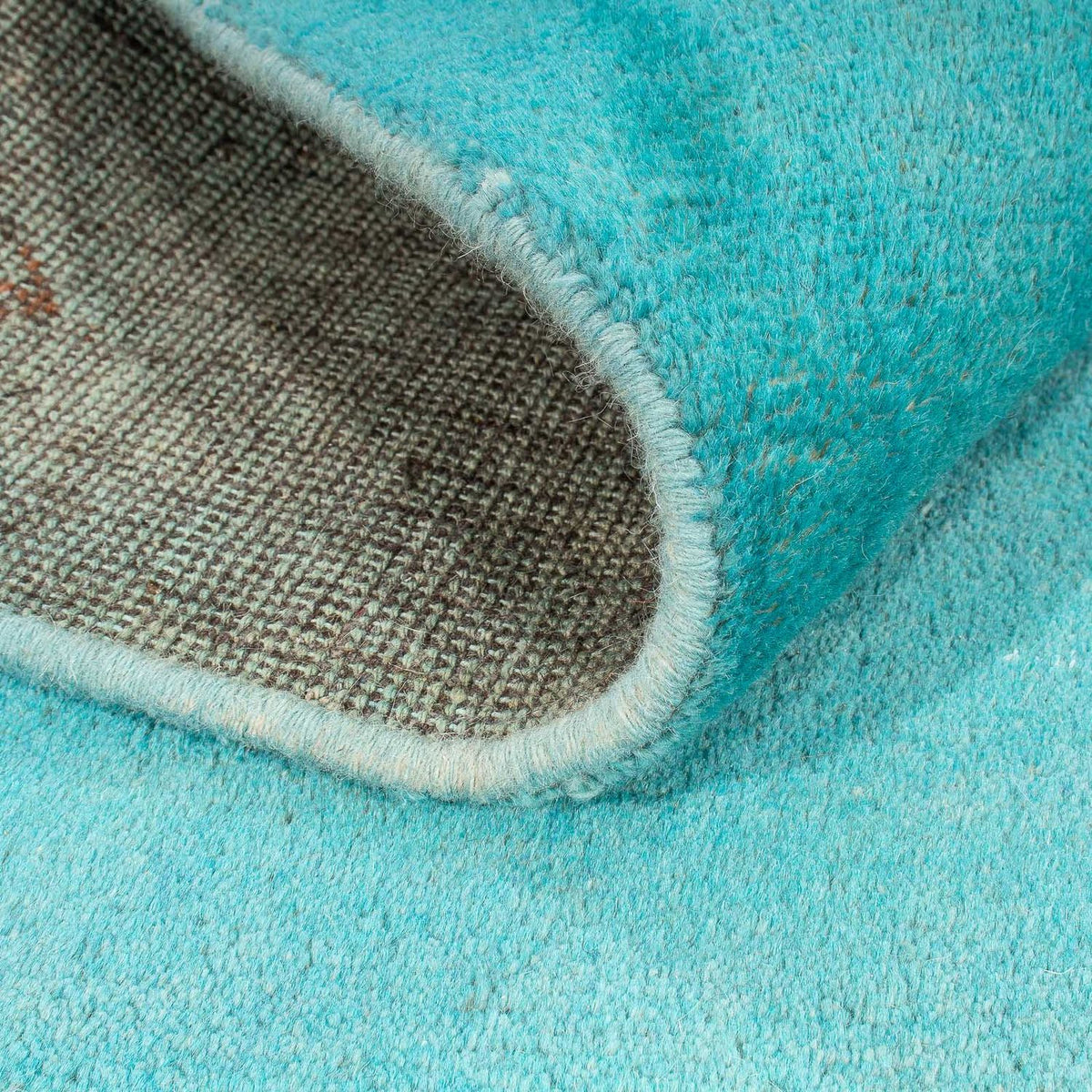 Alfombra Gabbeh - Indus - 237 x 165 cm - azul claro