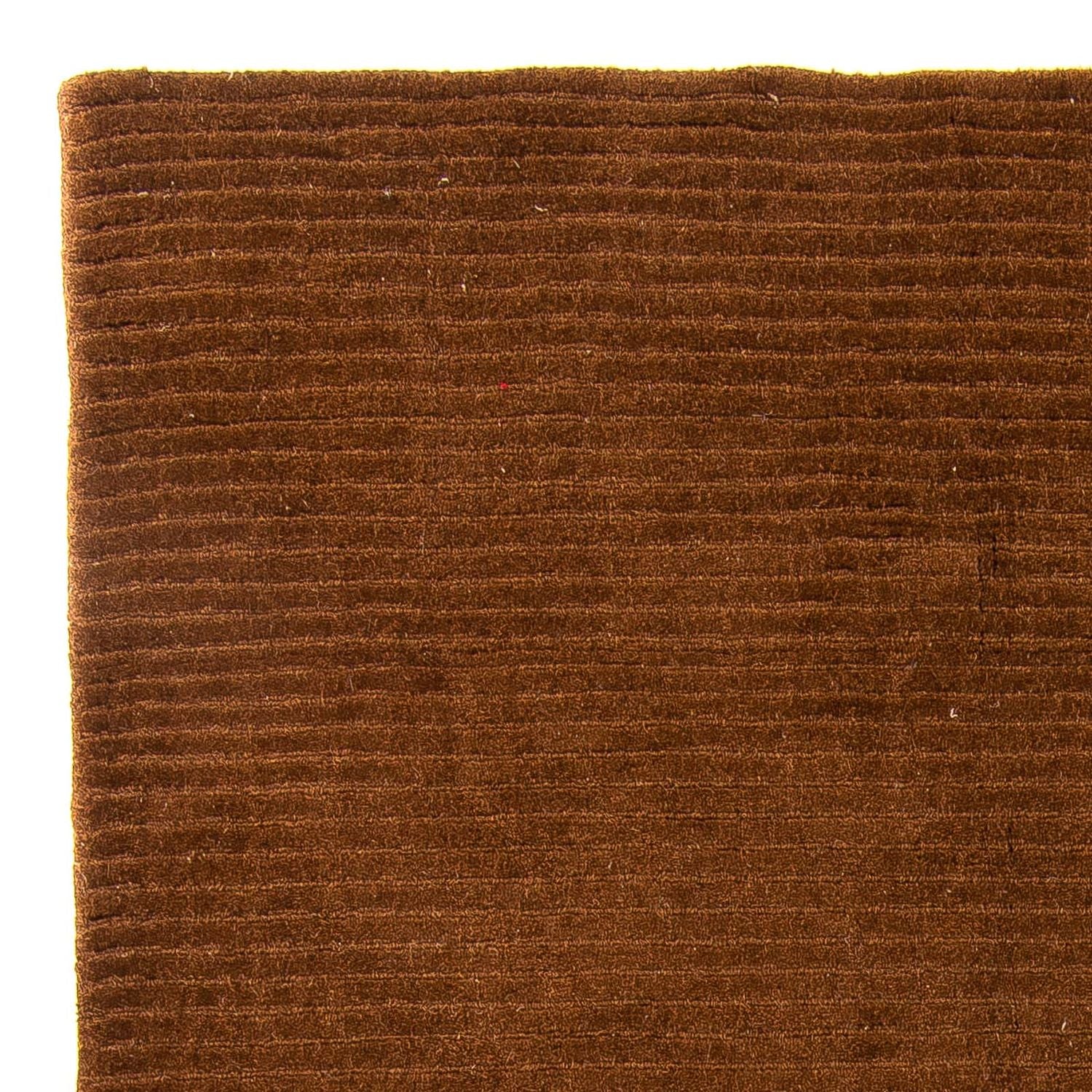Alfombra de lana - 236 x 140 cm - marrón