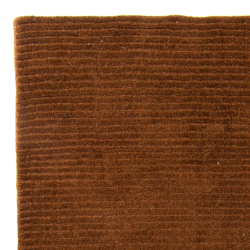 Alfombra de lana - 236 x 140 cm - marrón